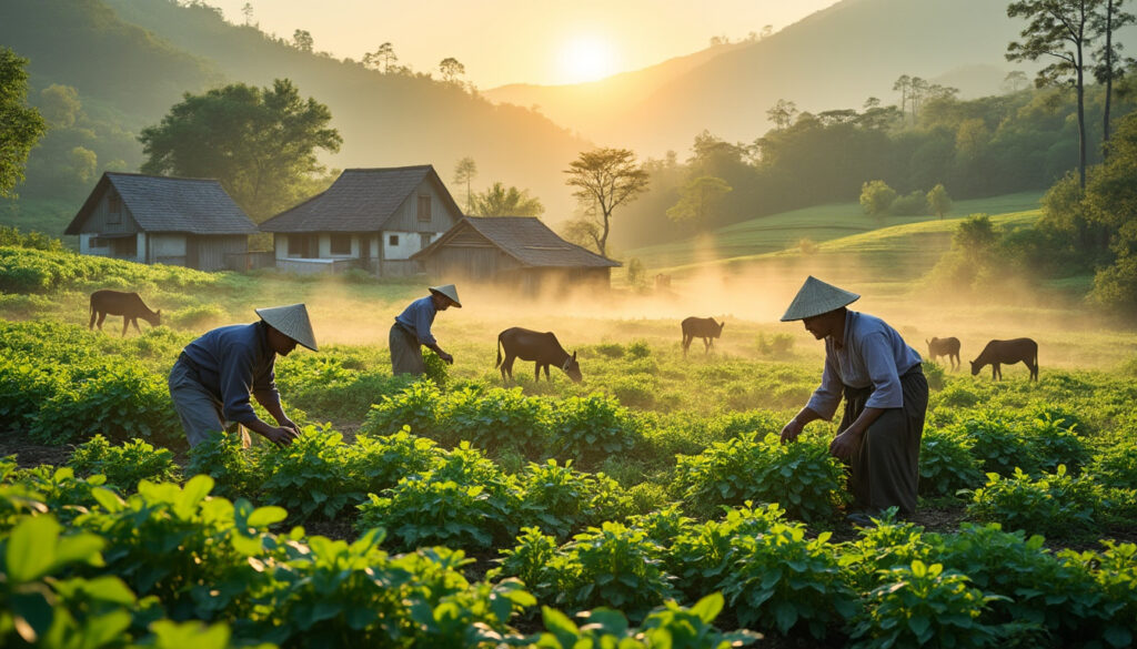 découvrez comment les paysans adaptent leur quotidien aux cycles des saisons, travaillent en harmonie avec la nature et perpétuent des traditions agricoles respectueuses de l’environnement.