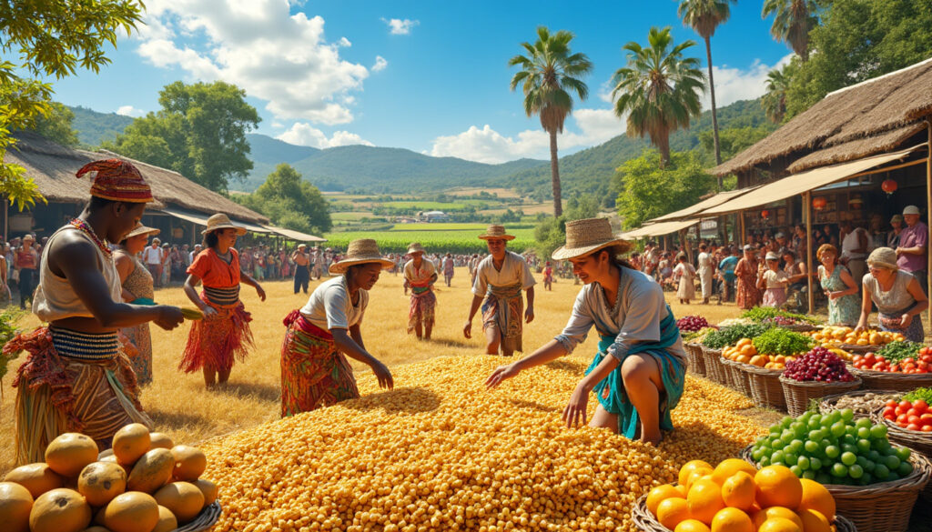 découvrez comment les fêtes des moissons sont célébrées à travers le monde : traditions, rituels et coutumes uniques qui honorent les récoltes et la gratitude des peuples pour la nature.