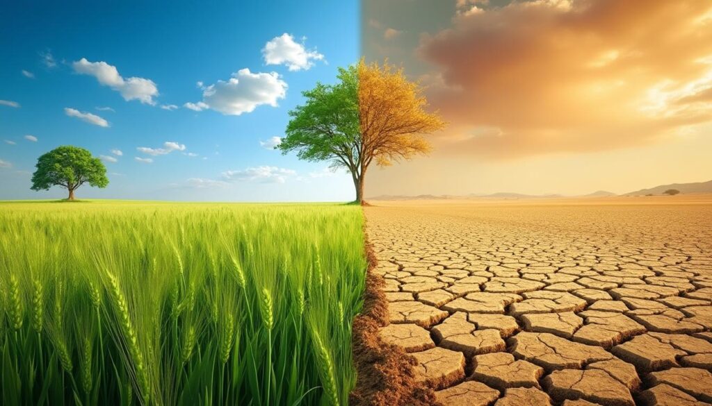 découvrez comment le changement climatique affecte la culture du blé, ses rendements et les défis agricoles à venir.