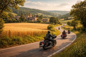 découvrez la france rurale à bord de motos légendaires harley davidson et indian grâce à nos circuits routiers champêtres alliant liberté, nature et patrimoine authentique.