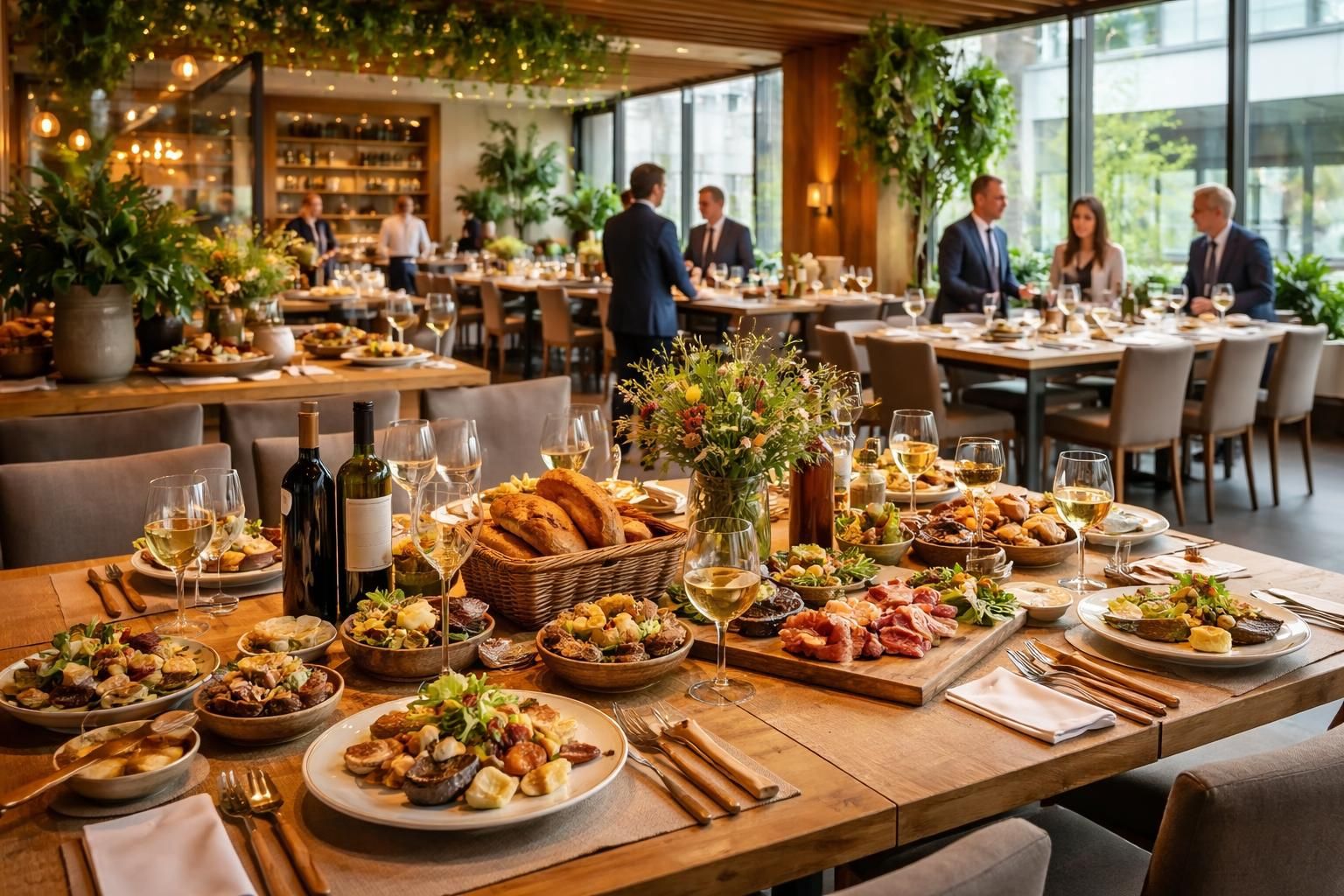 découvrez nos services de restauration collective et de traiteur dédiés aux restaurants d'entreprise, mettant en avant des produits du terroir frais et de qualité pour une expérience culinaire authentique.