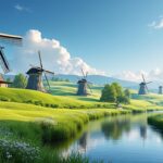 découvrez comment les moulins s'harmonisent avec la nature environnante, alliant patrimoine, écologie et paysage pour un équilibre parfait.